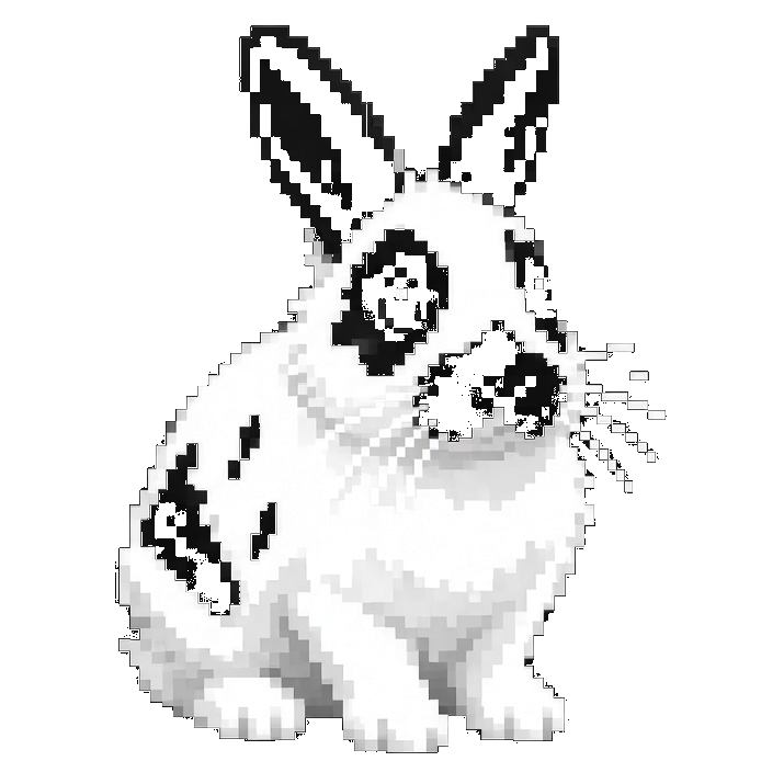 Odin — LOKES pixel rabbit, in memory