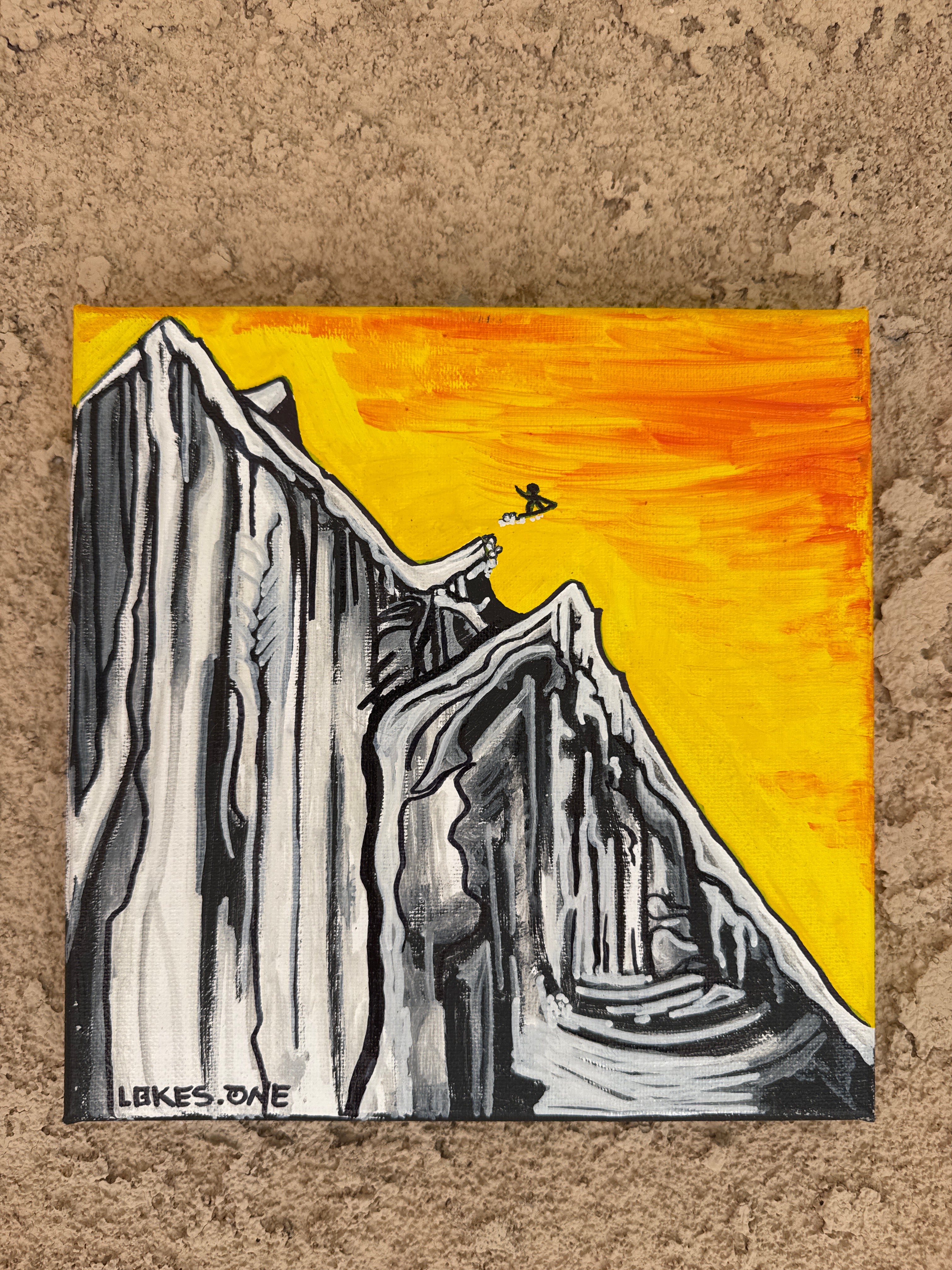 Snowboarding in Alaska